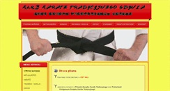 Desktop Screenshot of karate-gdynia.com